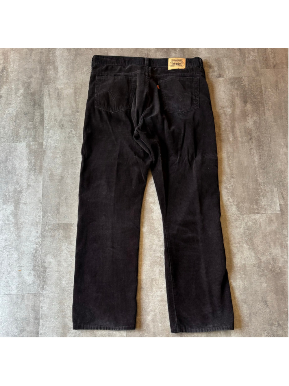 Vintage Levi’s Orange Tab Corduroy Pants Men’s 36x32 Black